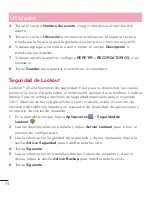 Preview for 75 page of LG D500 (Spanish) Guías Del Usuario Manual