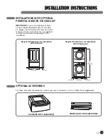 Предварительный просмотр 11 страницы LG D5966W - 27in Gas Dryer User'S Manual & Installation Instructions