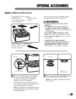 Предварительный просмотр 33 страницы LG D5966W - 27in Gas Dryer User'S Manual & Installation Instructions