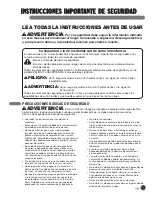 Предварительный просмотр 39 страницы LG D5966W - 27in Gas Dryer User'S Manual & Installation Instructions