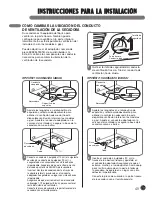 Предварительный просмотр 49 страницы LG D5966W - 27in Gas Dryer User'S Manual & Installation Instructions