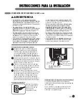 Предварительный просмотр 53 страницы LG D5966W - 27in Gas Dryer User'S Manual & Installation Instructions