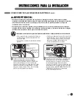 Предварительный просмотр 57 страницы LG D5966W - 27in Gas Dryer User'S Manual & Installation Instructions