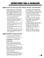 Предварительный просмотр 59 страницы LG D5966W - 27in Gas Dryer User'S Manual & Installation Instructions