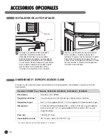 Предварительный просмотр 76 страницы LG D5966W - 27in Gas Dryer User'S Manual & Installation Instructions