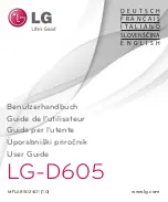 Preview for 1 page of LG D605 User Manual