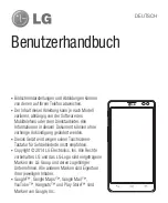 Preview for 3 page of LG D605 User Manual