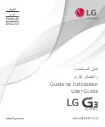 LG D855 User Manual preview