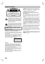 Preview for 2 page of LG DC-4091 Owner'S Manual