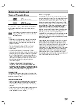 Preview for 5 page of LG DC-4091 Owner'S Manual