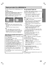 Preview for 29 page of LG DC778 Owner'S Manual