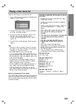 Preview for 31 page of LG DC778 Owner'S Manual