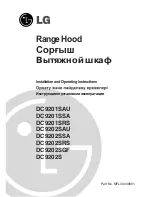 Preview for 1 page of LG DC9201SAU Installation And Operating Instructions Manual