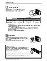 Предварительный просмотр 22 страницы LG DELUXE HIGH WALL MINI SPLIT Owner'S Manual