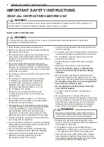 Предварительный просмотр 4 страницы LG DF20 V2 Series Owner'S Manual