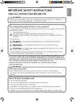 Предварительный просмотр 4 страницы LG DF22BV2BE Owner'S Manual