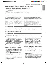 Предварительный просмотр 6 страницы LG DF22BV2BE Owner'S Manual