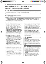 Предварительный просмотр 7 страницы LG DF22BV2BE Owner'S Manual