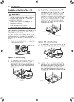 Предварительный просмотр 18 страницы LG DF22BV2BR Owner'S Manual