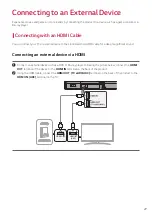 Предварительный просмотр 27 страницы LG DG1 Owner'S Manual