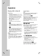 Preview for 16 page of LG DGK585XB Owner'S Manual