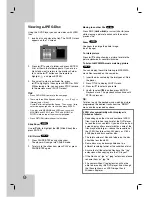 Preview for 22 page of LG DGK585XB Owner'S Manual