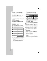 Preview for 20 page of LG DGK774 Owner'S Manual