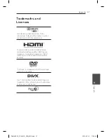 Предварительный просмотр 37 страницы LG DH4130S Owner'S Manual