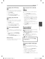 Preview for 31 page of LG DH6220C Owner'S Manual