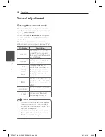 Preview for 38 page of LG DH7620T Owner'S Manual