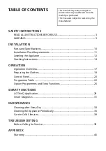 Предварительный просмотр 2 страницы LG DHV09SWB Owner'S Manual