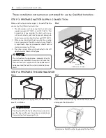 Preview for 8 page of LG Dishwasher Installation Manual