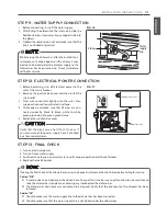 Предварительный просмотр 13 страницы LG Dishwasher Installation Manual