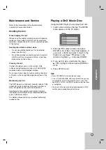 Предварительный просмотр 23 страницы LG DK-578 Owner'S Manual