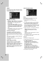 Preview for 12 page of LG DK162 Owner'S Manual