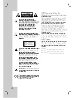 Preview for 2 page of LG DK577XB Owner'S Manual