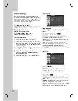 Preview for 12 page of LG DK577XB Owner'S Manual