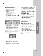 Preview for 21 page of LG DK577XB Owner'S Manual