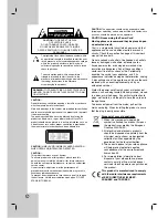 Preview for 2 page of LG DK673X Owner'S Manual