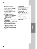 Preview for 17 page of LG DK673X Owner'S Manual