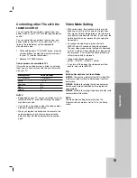 Preview for 21 page of LG DK673X Owner'S Manual