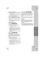 Предварительный просмотр 15 страницы LG DK764 Owner'S Manual