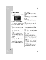 Предварительный просмотр 18 страницы LG DK764 Owner'S Manual