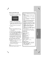 Предварительный просмотр 19 страницы LG DK764 Owner'S Manual