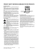 Предварительный просмотр 4 страницы LG DK854 Service Manual