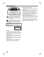 Preview for 2 page of LG DKS-6100 Owner'S Manual