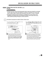 Предварительный просмотр 23 страницы LG DL02602S User'S Manual & Installation Instructions