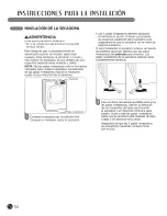 Предварительный просмотр 54 страницы LG DL02602S User'S Manual & Installation Instructions