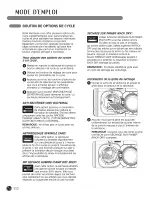 Предварительный просмотр 112 страницы LG DL02602S User'S Manual & Installation Instructions