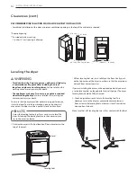 Предварительный просмотр 14 страницы LG Dle1101 Series Owner'S Manual